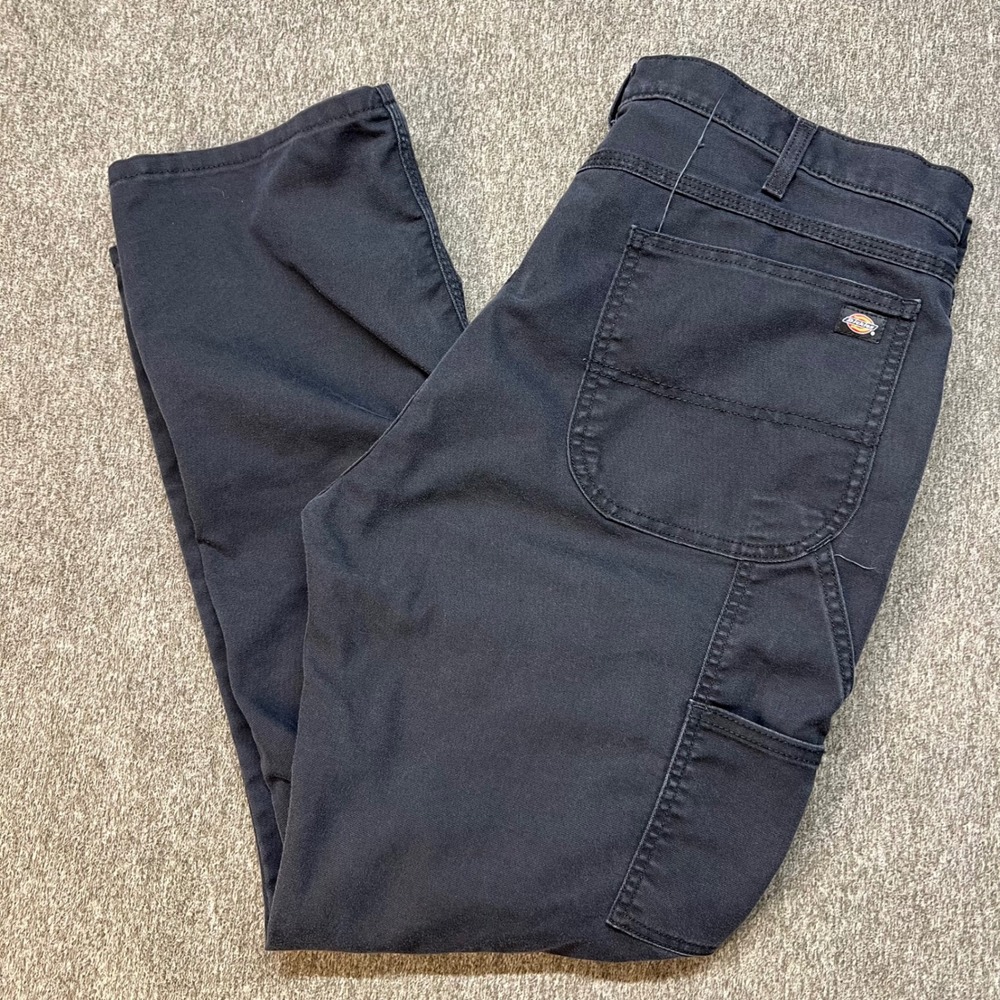 Dickies Flex Regular Fit Utility Work Pants Navy Blue 40x32 DP803BK‎